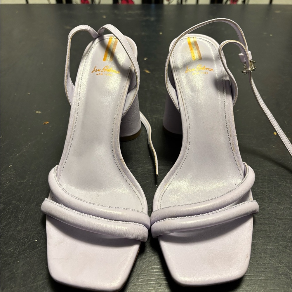Sam Edelman Lavender Strappy Heels